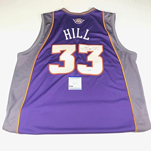 Grant Hill aláírt mez PSA/DNS-Phoenix Suns Aláírt - Dedikált NBA Mezek