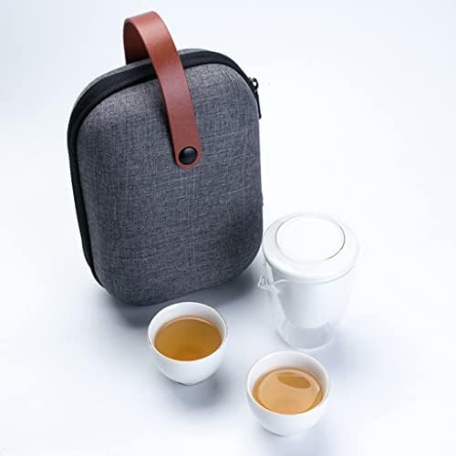 TJLSS Kínai Kung-Fu Tea-Készlet Kerámia Hordozható Kancsó Szett Kültéri Utazási Gaiwan Tea Csésze Tea Szertartás Teáscsésze