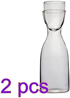 Üveg Víz Üveg Pohár Víz Palackok 2Set 600ml Víz Üveg Teáskanna Tejet Pot Csésze Készlet Üveg Teáskanna Pohár Csésze