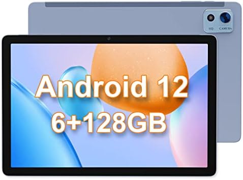 Tablet 10.1 hüvelykes Android 12, Tabletta, Számítógép PC, 6 GB RAM+128GB ROM Tároló 1 tb-os Bővíthető, Dual Kamera,Bluetooth,