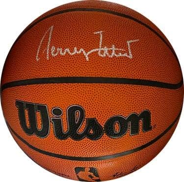 Jerry West aláírt Wilson NBA Authentics Sorozat i/O Kosárlabda - SZÖVETSÉG Tanúja (Los Angeles Lakers) - Dedikált Kosárlabda
