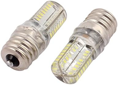 Aexit 2db AC lámpatestek, valamint az ellenőrzések 110V/220V 3W E17 3014SMD LED Kukorica Izzó Szilikon Lámpa Semleges