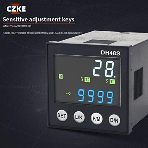 BUDAY DH48S DC/AC24V AC220V Precíziós Programozható Késleltetés Relé 0.01 S-99990H a Socket Bázis DH48S Sorozat Idő