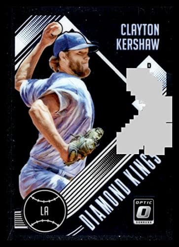 2018 Donruss Optikai Baseball 14 Clayton Kershaw Los Angeles Dodgers Gyémánt Király Trading Card