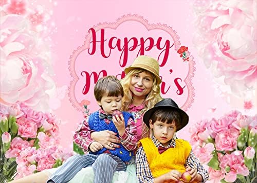 Rózsaszín Virágos Boldog anyák napját Hátteret Rózsaszín Rózsa a Virágok, anyák Napja Fél Banner Szeretet Anyja Fesztivál