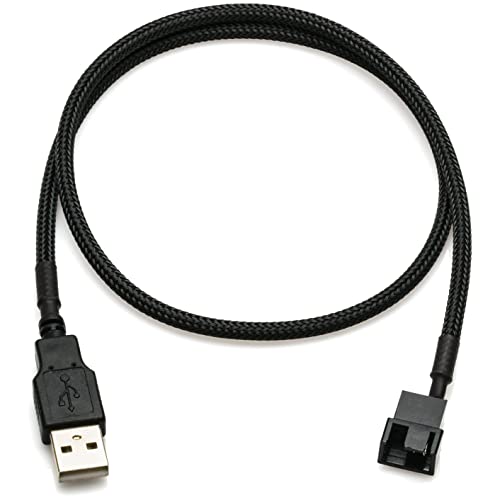 CRJ USB 3-Pin 4-Pin PC Ventilátor, 5V Ujjú Rajongó Adapter Kábel