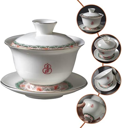 Happyyami Irodai Dekoráció Japán Tea Csésze Nagy Utazási Bögre 1 Állítsa Kínai Stílusú Tea Csésze Retro Tea A Tálat
