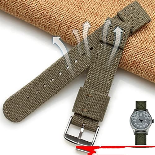 HAODEE Farmer vászon watchband a márka karszalag Szabadtéri sport szíj 18 mm 20 mm 22mm