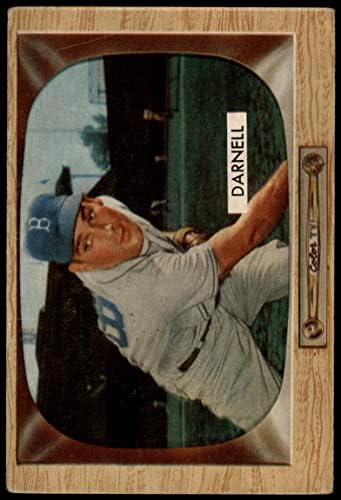 1955 Bowman 39 Bob Darnell Brooklyn Dodgers (Baseball Kártya) VG Dodgers