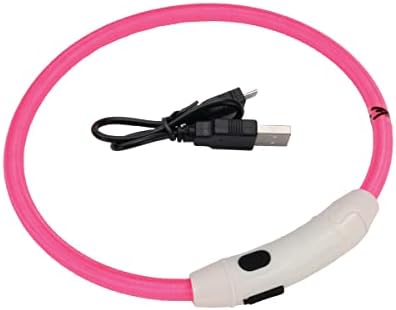 Parti - USB-s világítós Nyaki Gyűrű, Rózsaszín, 24