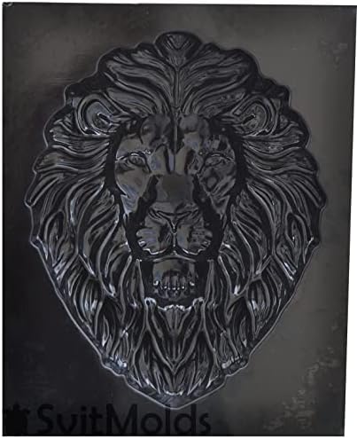 Penész Oroszlán 2D DIY Emléktábla A Vadak Királya Konkrét Penész Formájában Oroszlán D61
