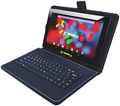 LINSAY 10.1 1280x800 IPS 2 GB RAM, 32 gb-os Android 11 Tabletta, Fekete Billentyűzet, Pop-tartó Tollal