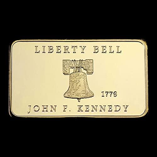 Amerikai egyesült Államok Liberty Bell 1776 Kennedy amerikai Egyesült állunk, Ne taposs Rám Emlékérme Arany Bevonatú