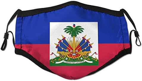 XILI-HUALA Amerikai Haiti Zászló Újrahasznosítható Pamut arcvédelem Arc Fedezni a Szabadban