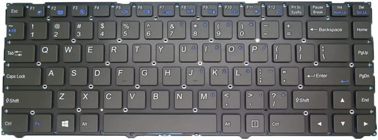 Laptop Billentyűzet Pingvin J2 angol MINKET Fekete Keret Nélkül, Anélkül, hogy Háttérvilágítású Új