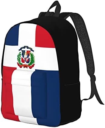 Dominikai Köztársaság Zászló Hátizsákok Üzleti Laptop Hátizsák Nagy Utazás Bookbag Daypack Férfiak Nők