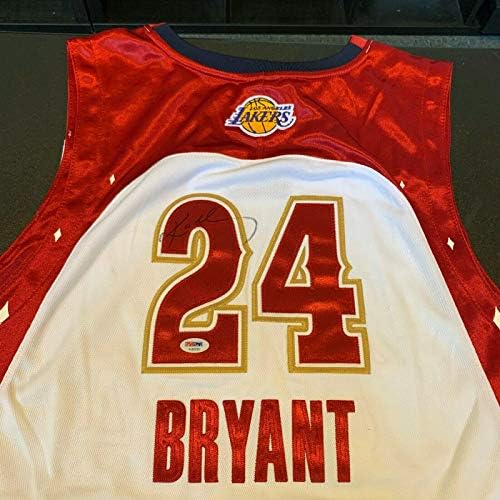 Kobe Bryant Aláírt Adidas Játék Modell 2007-Es All Star Game Jersey PSA DNS-COA - Dedikált NBA Mezek