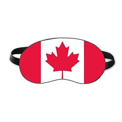 Kanada Nemzeti Zászló Észak-Amerikai Ország Aludni Szem Pajzs Puha Este Kendőt Árnyékba Borító