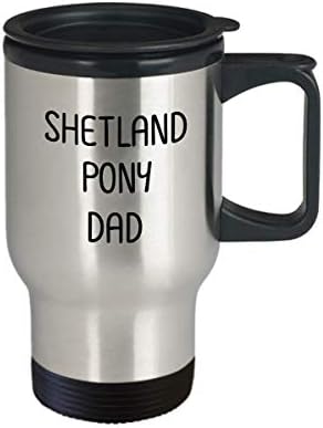 Shetland Póni, Apa 14oz Hőszigetelt Bögre Vicces Újdonság Pohár Ajándék Ötletek A Ló Szerelmeseinek Tulajdonos Férfiak,