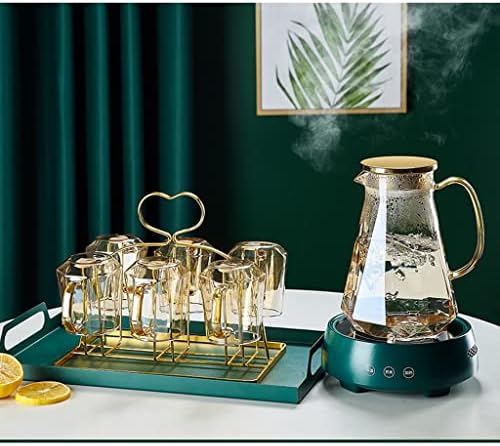 N/A Délutáni Tea Tea Set Víz Set Home Nappali Északi Üveg Fűtött Gyümölcs Teáskanna Virág Tea Csésze (Szín : B, Méret