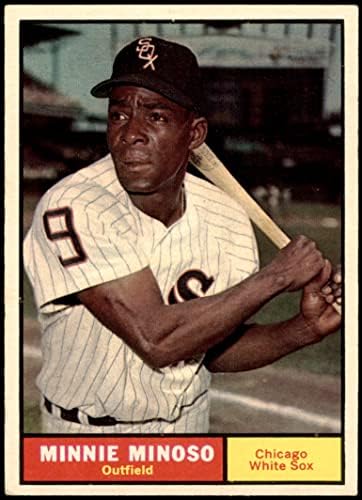 1961 Topps 380 Minnie Minoso Chicago White Sox (Baseball Kártya) EX/MT+ White Sox