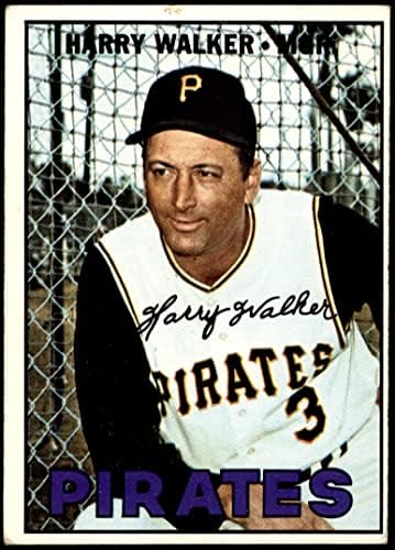 1967 Topps 448 Harry Walker Pittsburgh Pirates (Baseball Kártya) FAIR Kalózok