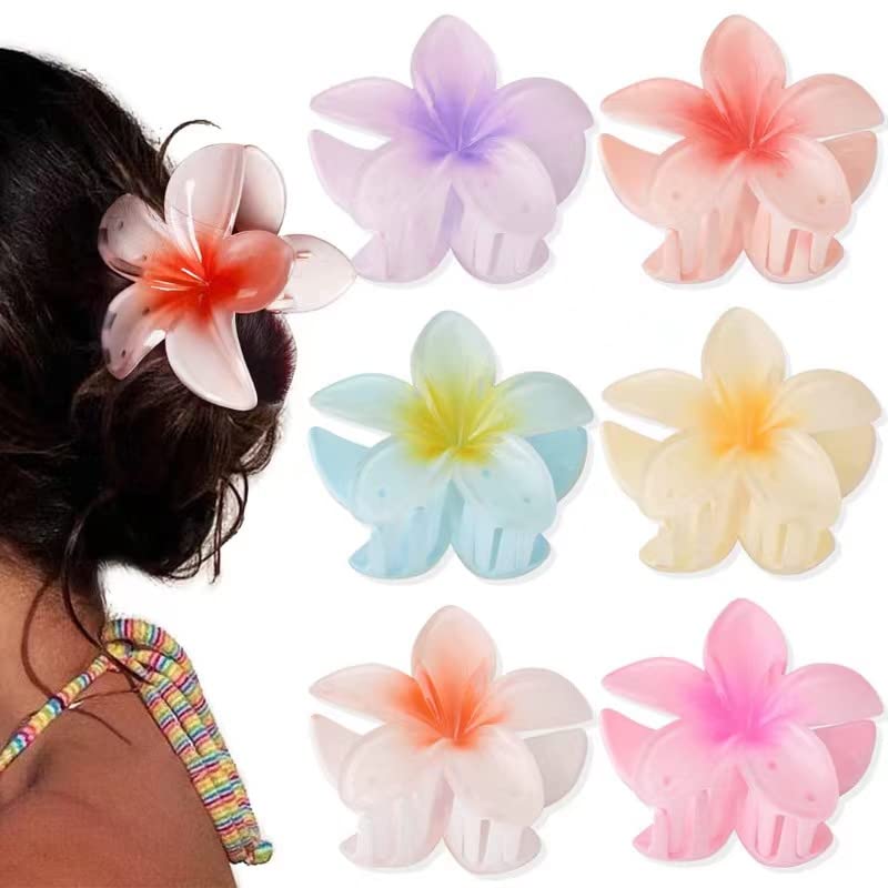 2023 Új Virág Haj Klipek,Hawaii Virág Karom，Csodálatos Ajándék,Erős tartás Karom Haj Klipek a Nők Sűrű Haj & Vékony
