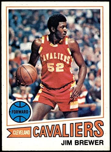 1977 Topps 9 Jim Brewer Cleveland Cavaliers (Kosárlabda Kártya) EX+ Cavaliers Minnesota