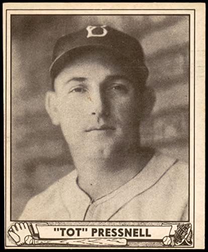 1940-ben Játszani 146 Tot Pressnell Brooklyn Dodgers (Baseball Kártya) VG Dodgers