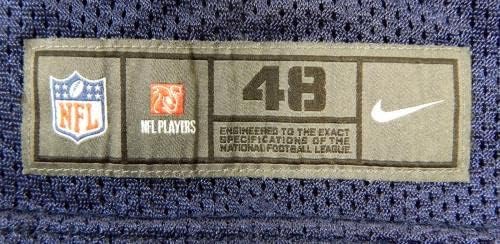 2018 Dallas Cowboys Reggie Robinson 41 Játék Kiadott Haditengerészeti Gyakorlat Jersey 48 529 - Aláíratlan NFL Játék