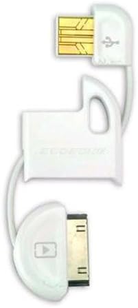 Scosche IPUSBMW flipSYNC Kulcstartó, USB Töltés, illetve Szinkron Kábel, Fehér