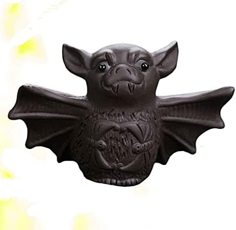 Kínai Yixing Ütő Figura Tea Pet Dekoráció, Kerámia Bat Tea Pet Bat Szobor Dísz, Ajándék Otthoni Iroda