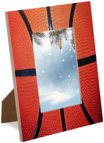 TropicalLife Sport Kosárlabda 4x6 Képkeret Fa képkeret Asztali Kijelző Haza Dekoratív Kép, Illik Kijelző 4x6 vagy 5x7