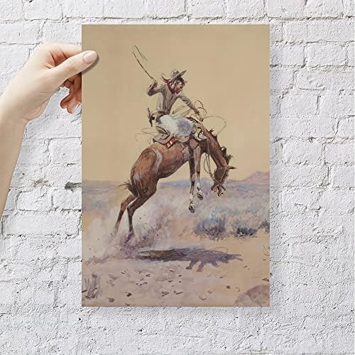 NSQQBQQ Vintage Cowboy Dekoráció, Poszterek a Szoba Esztétikai Charles Marion Russell Művészi Nyomatok Vászonra Wall