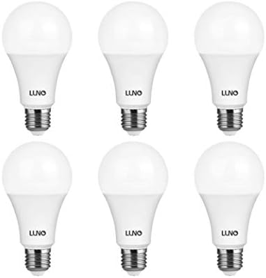 LUNO A21 Szabályozható LED Izzó, 15W (100W Egyenértékű), 1600 Lumen, 2700K (Puha, Fehér), Közepes Bázis (E26), UL &