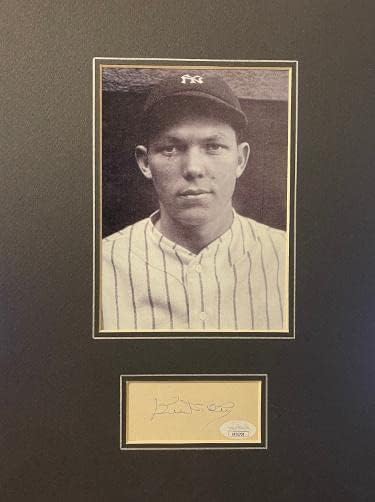 Bill Dickey aláírt 3x5 Vágott Sig - SZÖVETSÉG RR76709 - w/New York Yankees B&W 5x7 Fotó Gubancos 11x14 - Dedikált MLB
