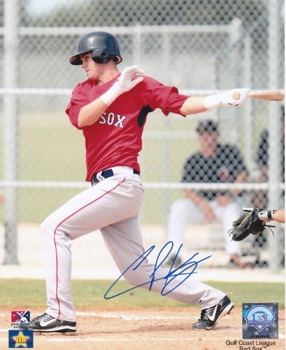 Casey Kelly Dedikált 8x10-es Fénykép a Boston Red Sox-bajnokságban Fotó
