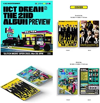 NCT Álom - Hiba Mód a 2 Album, Fotókönyv változat [ áfával. SM hivatalos fénykép kártya ] (B ver)