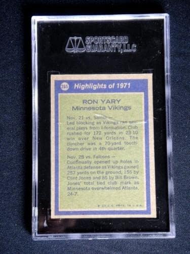 1972 Topps Ron Yary profi Labdarúgó-Kártya 265 Cskp 8.5 Közelében Menta/menta+ - Aláíratlan Labdarúgó Kártyák