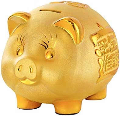 MYYINGBIN Piggy Bank Arany Kerámia Érme Jar Pénz Megtakarítás Doboz Gazdagság, a Siker pedig Pénzt a Bankok a lakberendezés